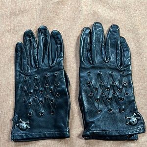 Harley Davidson Leather Riding Gloves Dark Shadows Willie G